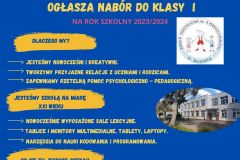 Niebieska Szkoła Dzieci Zdjęcie Korepetytor Ulotka - 1