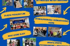 Niebieska Szkoła Dzieci Zdjęcie Korepetytor Ulotka - 2