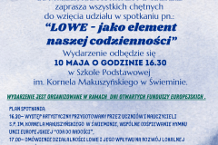 Niebieski Typograficzny Pierwszy Dzień Wiosny Relacja na Instagram - 1